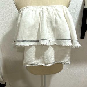 Zara flowy tube top